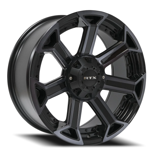 Rtx Peak (8 Spks.) Gloss Black Machined - Part Number 83004 Rtx Peak (8 Spks.) Gloss Black Machined Photo