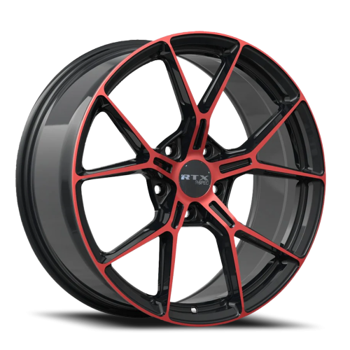 RTX Rs01 Gloss Black Machined Red