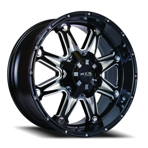 Rtx Spine Black With Milled Spokes - Part Number 81860 Rtx Spine Black With Milled Spokes Photo