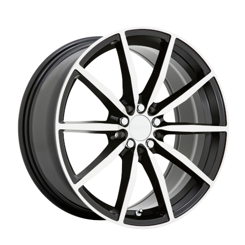 Ruff Racing Burnout Gloss Black Machined - Part Number 1880RFB385D20F76 Ruff Racing Burnout Gloss Black Machined Photo