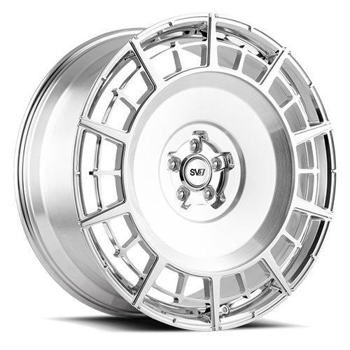 Savini SV.1 X4 Brushed W/ High Polished Accents - Part Number SV1X04-24100520H2366 Savini SV.1 X4 Brushed W/ High Polished Accents Photo