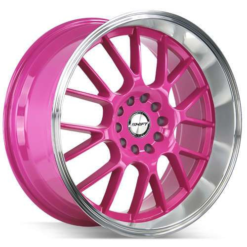 Shift H28 Crank Hot Pink w/ Polished Lip - Part Number H28750030PKP Shift H28 Crank Hot Pink w/ Polished Lip Photo
