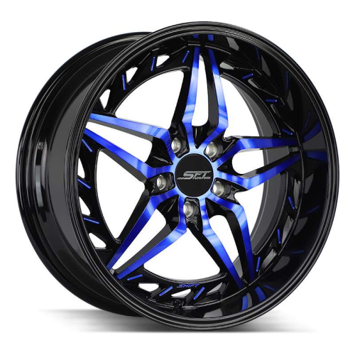 Shift Hf37 Injector Gloss Black w/ Candy Blue Face - Part Number HF3708551430GBMBL Shift Hf37 Injector Gloss Black w/ Candy Blue Face Photo