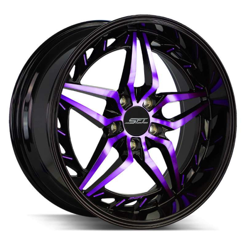 Shift Hf37 Injector Gloss Black w/ Candy Purple Face - Part Number HF3788551430GBMP Shift Hf37 Injector Gloss Black w/ Candy Purple Face Photo