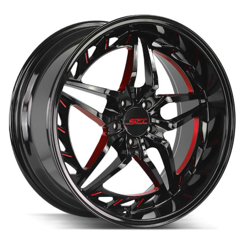 Shift Hf37 Injector Gloss Black w/ Candy Red Milling Photo