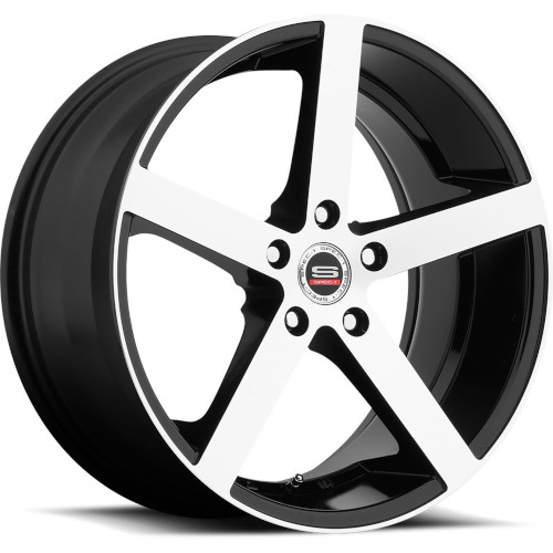Spec-1 SP-10 Gloss Black Machined - Part Number SP10S-19854032GBM-DT-5X120 Spec-1 SP-10 Gloss Black Machined Photo