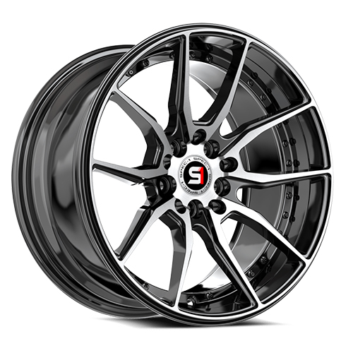 Spec-1 SP-77 Gloss Black Machined - Part Number SP-77168920BM Spec-1 SP-77 Gloss Black Machined Photo