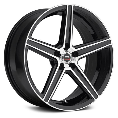 Spec-1 SP-8 Gloss Black Machined - Part Number SP8Y18954038GBM-DT5x100 Spec-1 SP-8 Gloss Black Machined Photo