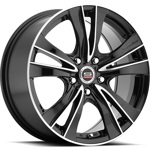 Spec-1 SP-35 Gloss Black Machined - Part Number STS12S-17751640GBM Spec-1 SP-35 Gloss Black Machined Photo
