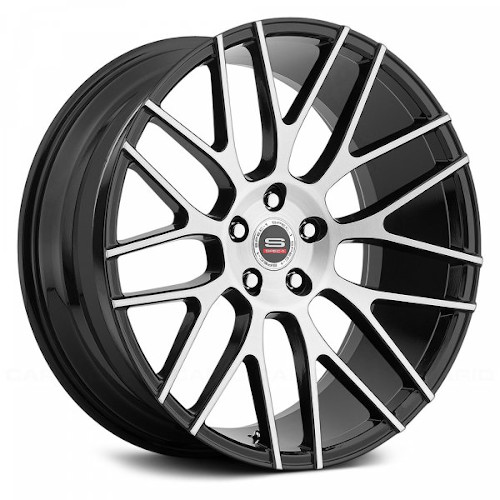 Spec-1 SPL-201 Gloss Black Brushed - Part Number SPL20120904015GBB-DT-5X115 Spec-1 SPL-201 Gloss Black Brushed Photo