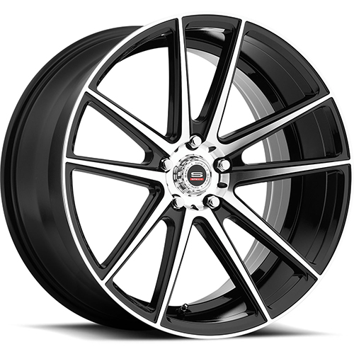 Spec-1 SPM-79 Gloss Black Machined - Part Number SP30Y20854020GBM-DT-5X108 Spec-1 SPM-79 Gloss Black Machined Photo
