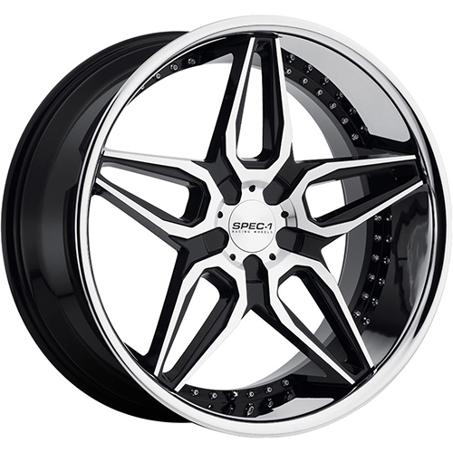 Spec-1 SSL-301 Gloss Black Machined - Part Number A0076-221055BL+38GBM DT5X127 CB78.1 Spec-1 SSL-301 Gloss Black Machined Photo