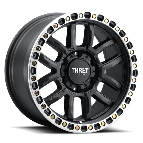 Thret Offroad Simulated 707 Matte Black W/ Machined Ring