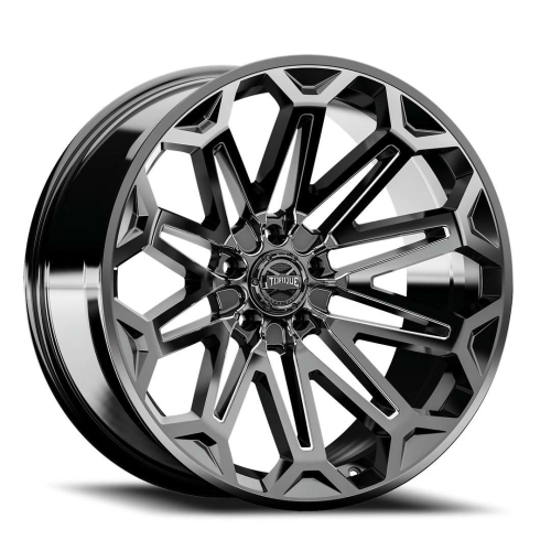 Torque Wheels Tw406C Xcelerate Gloss Black Milled - Part Number TW406C-20107333-18 Torque Wheels Tw406C Xcelerate Gloss Black Milled Photo