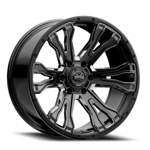 Torque Wheels Tw407C Prime Gloss Black w/ Milled Spokes Photo