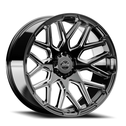 Torque Wheels Tw409C Elite Gloss Black w/ Milled Spokes Photo