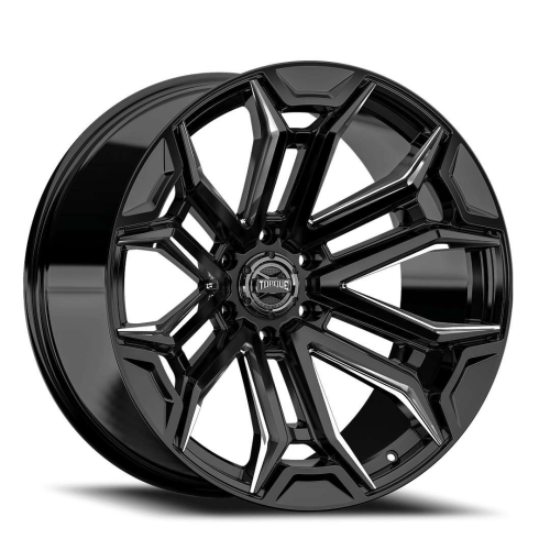 Torque Wheels Tw415C Maverick Gloss Black Milled Photo