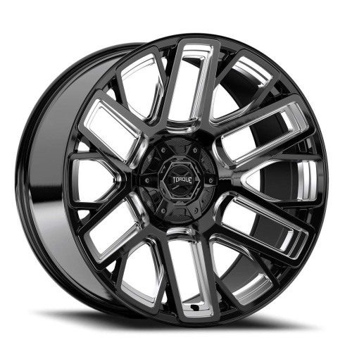 Torque Wheels Tw428C Slope Gloss Black Milled Photo