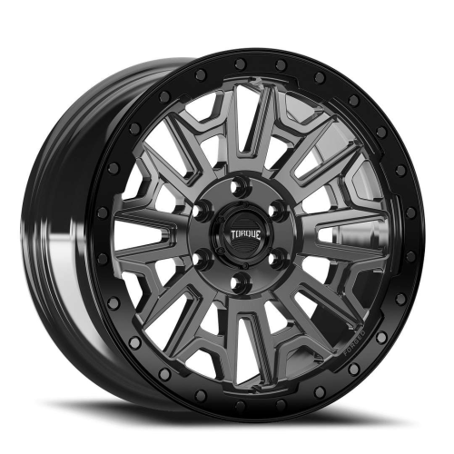 Torque Wheels Tw502Af Imogene Gloss Gunmetal w/ Gloss Black Lip Photo