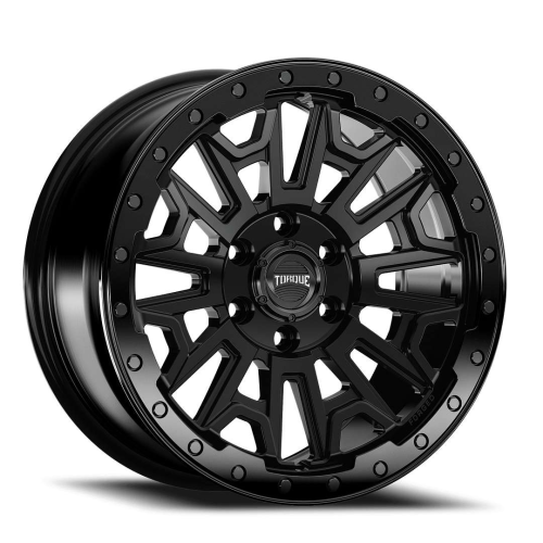 Torque Wheels Tw502Af Imogene Satin Black w/ Gloss Black Lip Photo