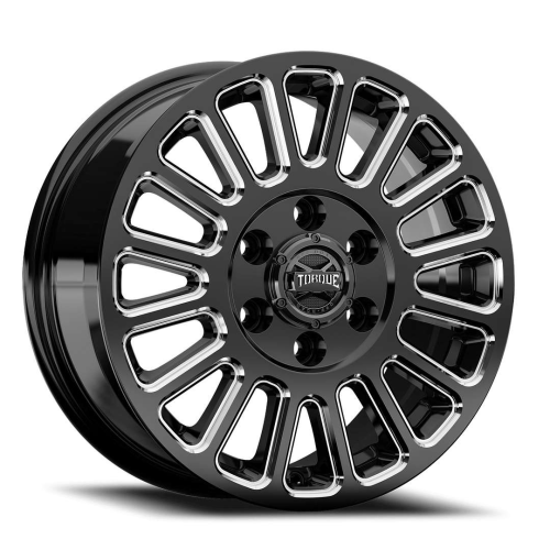 Torque Wheels Tw513C Trek Gloss Black w/ Milled Spokes - Part Number TW513C-16705513+50 Torque Wheels Tw513C Trek Gloss Black w/ Milled Spokes Photo