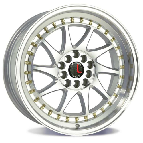 Traklite Wheels Turbo Silver w/ Machined Face - Part Number TLTUR-982-101 Traklite Wheels Turbo Silver w/ Machined Face Photo