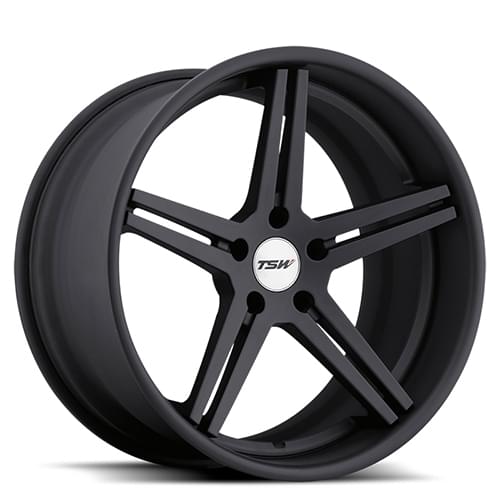 TSW Mirabeau Matte Black Wheels 5x4.5 - 20x10.5 +25 - 2005MRB255114M76