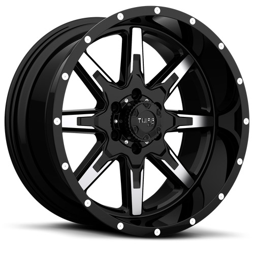 Tuff T15 Gloss Black W/ Machined Face - Part Number 2010T15-95140F78 Tuff T15 Gloss Black W/ Machined Face Photo