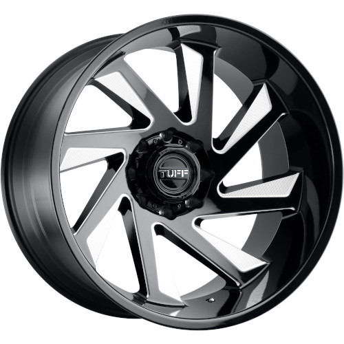 Tuff T1B Gloss Black Milled Left - Part Number 2010T1B-38180B25L Tuff T1B Gloss Black Milled Left Photo