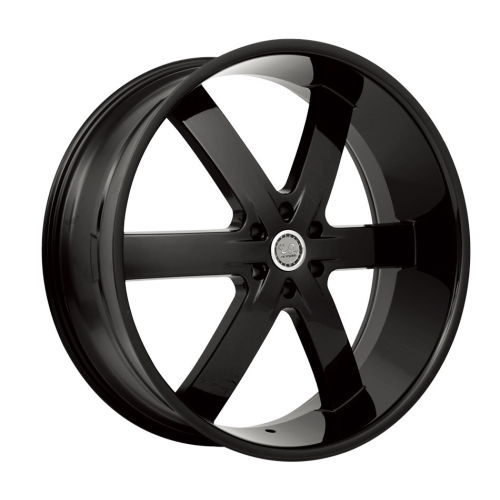 U2 Wheel U2-55-M Gloss Black - Part Number WU2W055S39O18P024F001C16 U2 Wheel U2-55-M Gloss Black Photo