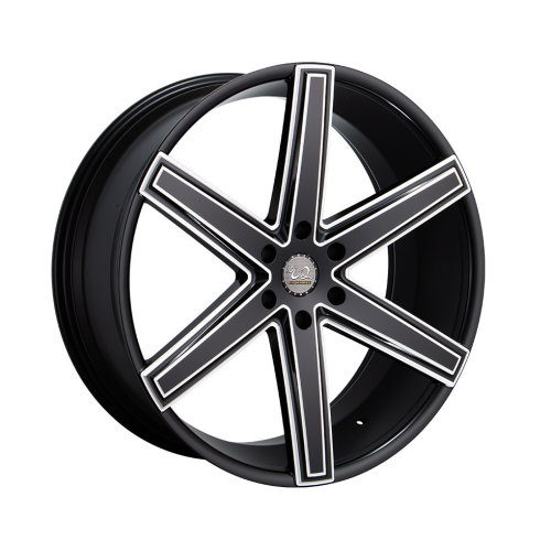 U2 Wheel U2-56-M Gloss Black Milled - Part Number WU2W056S39O18P024F518C16 U2 Wheel U2-56-M Gloss Black Milled Photo