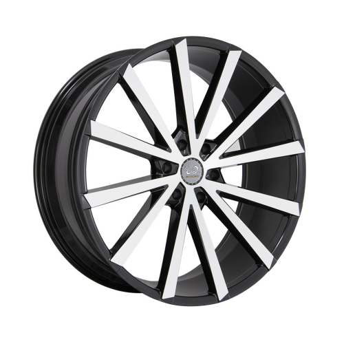 U2 Wheel U2-77-M Gloss Black w/ Machined Face Photo