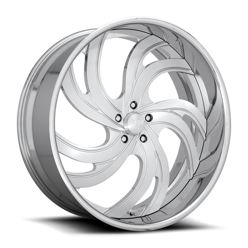 Us Mags Us455 Mafioso 5 Brushed Face Polished Lip - Part Number US455RH24907350R Us Mags Us455 Mafioso 5 Brushed Face Polished Lip Photo