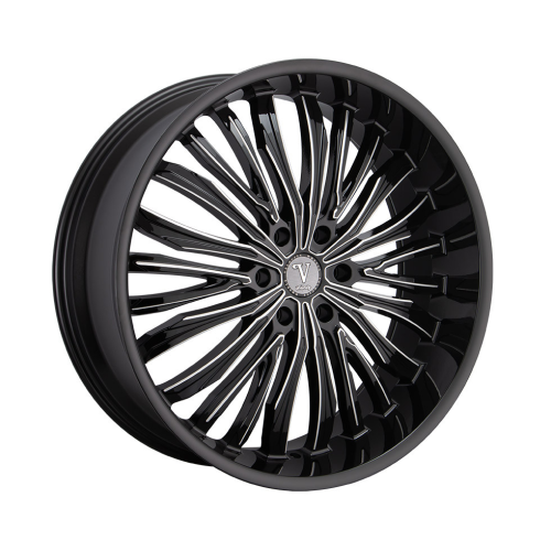 Velocity VW36-M Gloss Black w/ Milled Windows - Part Number WVWW036S51O16P024F050C16 Velocity VW36-M Gloss Black w/ Milled Windows Photo