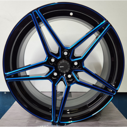 Velsen 562 Black Milled w/ Blue Line - Part Number WVSW562S18O23P010F482C13 Velsen 562 Black Milled w/ Blue Line Photo