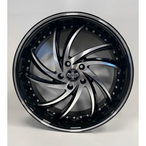 Versante 241 Black Machined w/ Milled Lip - Part Number VER241-24966BM Versante 241 Black Machined w/ Milled Lip Photo