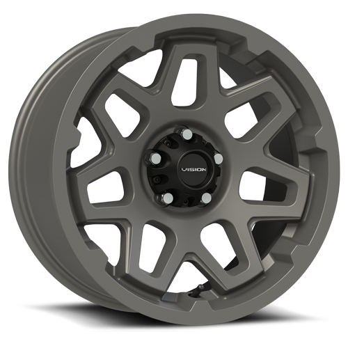 Vision Offroad Se7en 416 Satin Gray - Part Number 416VT8965SG18 Vision Offroad Se7en 416 Satin Gray Photo
