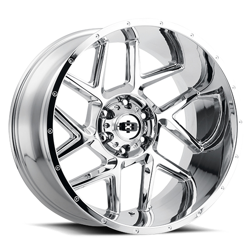 Vision Silver 360 Chrome Wheels 8x170 - 20x10 -25 - 360-20070C-25