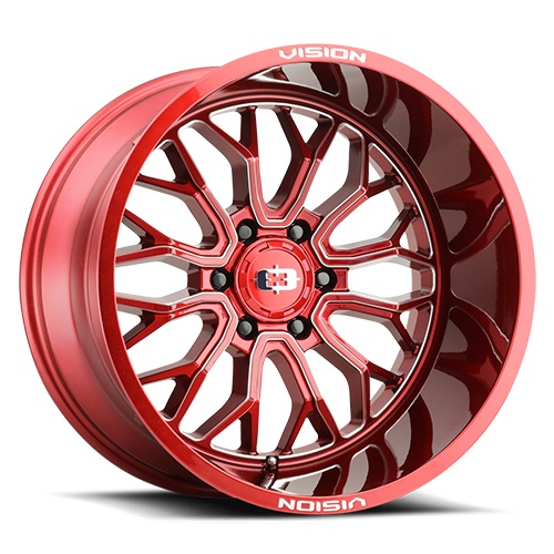 Vision Offroad Riot 402 Milled Spokes W/ Red Tint Photo