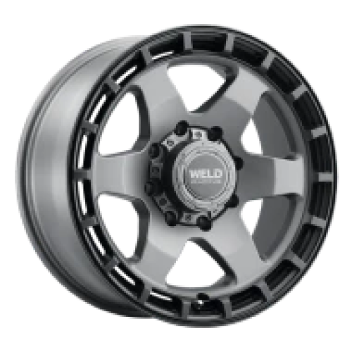 Weld Off-Road Ridge Satin Gunmetal W/ Satin Black Ring