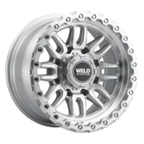 Weld Off-Road Swift Gloss Silver Machined - Part Number W18579017450 Weld Off-Road Swift Gloss Silver Machined Photo