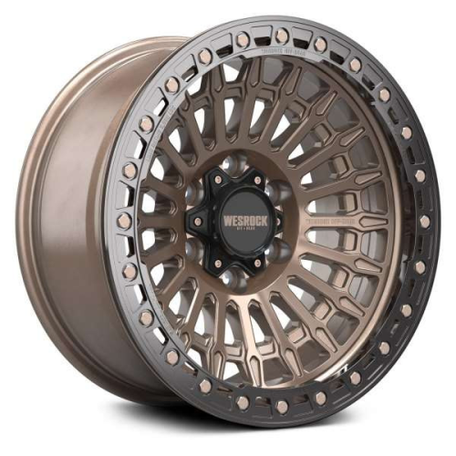 Wesrock Vr-72 Satin Bronze Machined w/ Bronze Tint & Black Ring