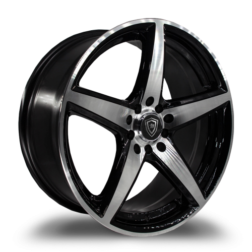 White Diamond W244 Black Machined Photo