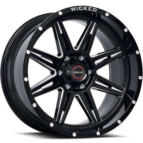 Wicked Offroad W905 Gloss Black Milled Photo