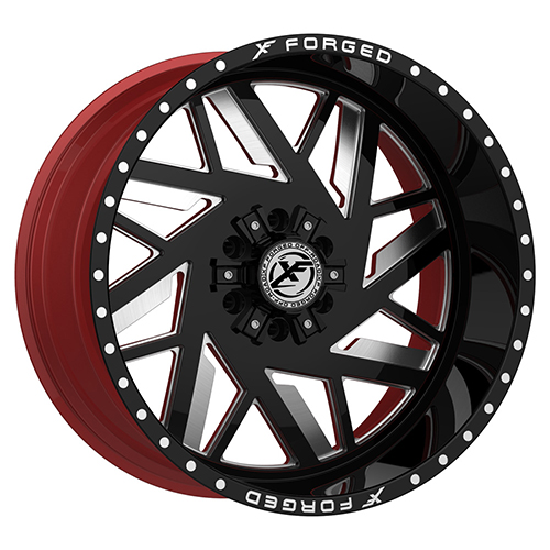 XF Forged XFX-306 Black Red Machined Photo