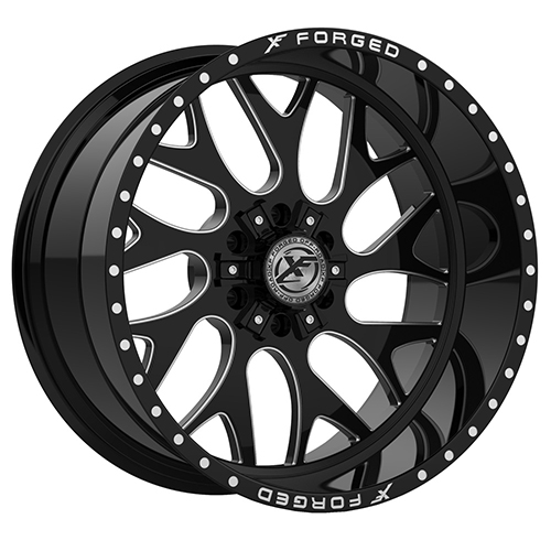 XF Flow XFX-301 Black Milled - Part Number XFX-301261251271397-44BMW XF Flow XFX-301 Black Milled Photo