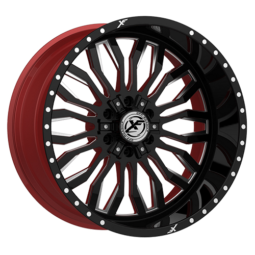 XF Flow XFX-305 Gloss Black Red Milled Photo