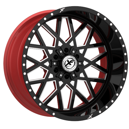 XF Forged XFX-307 Gloss Black With Red Milled Photo