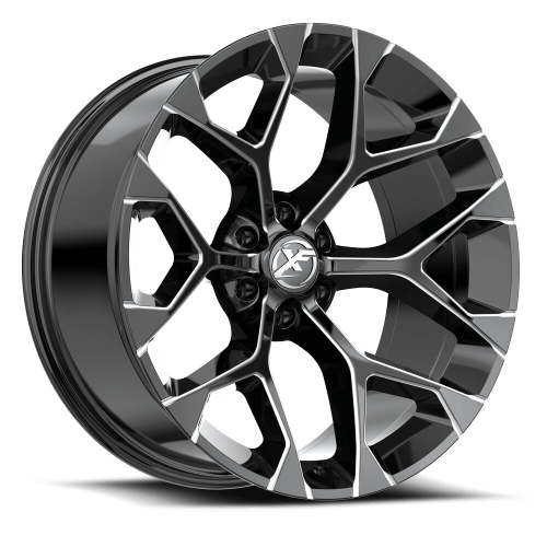 Xf Off-Road Oe-502 Gloss Black & Milled - Part Number OE-502221050-18GBM-T Xf Off-Road Oe-502 Gloss Black & Milled Photo