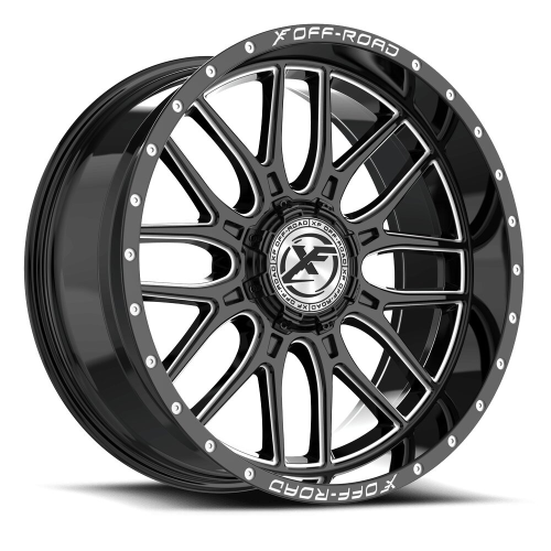 Xf Off-Road Xf-244 Gloss Black & Milled Photo